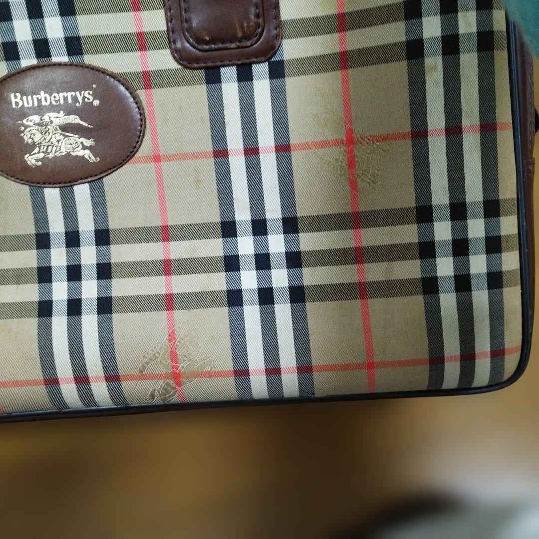 9*様 バーバリー　ボストンバッグ　オールド