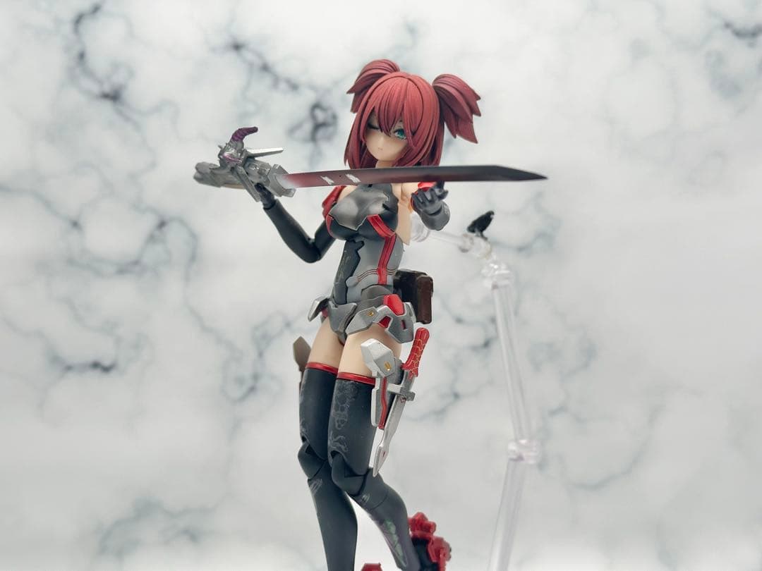 メガミデバイス　朱羅　忍者　枢　塗装済、完成品