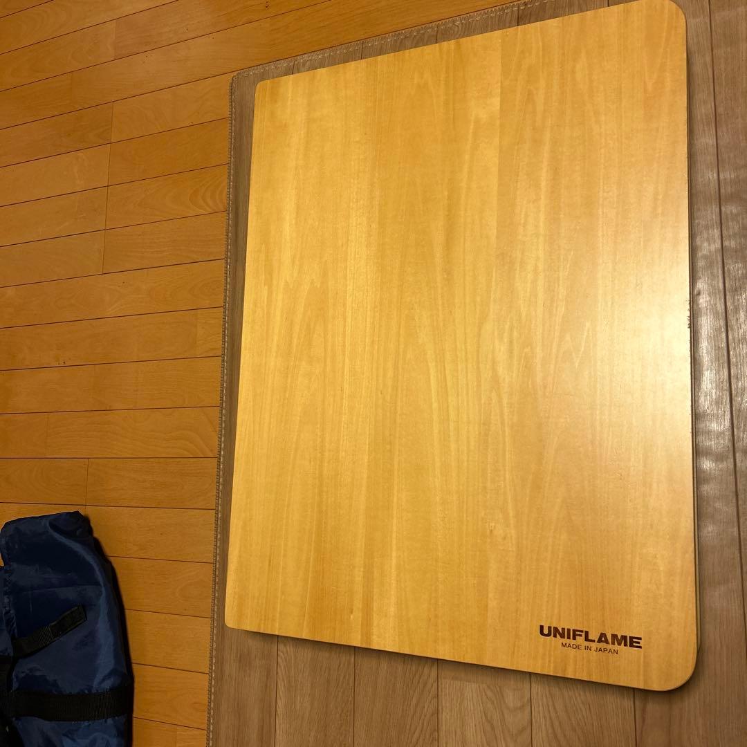 UNIFLAME アウトドアテーブル 木製折りたたみ（廃盤UFテーブル1100）