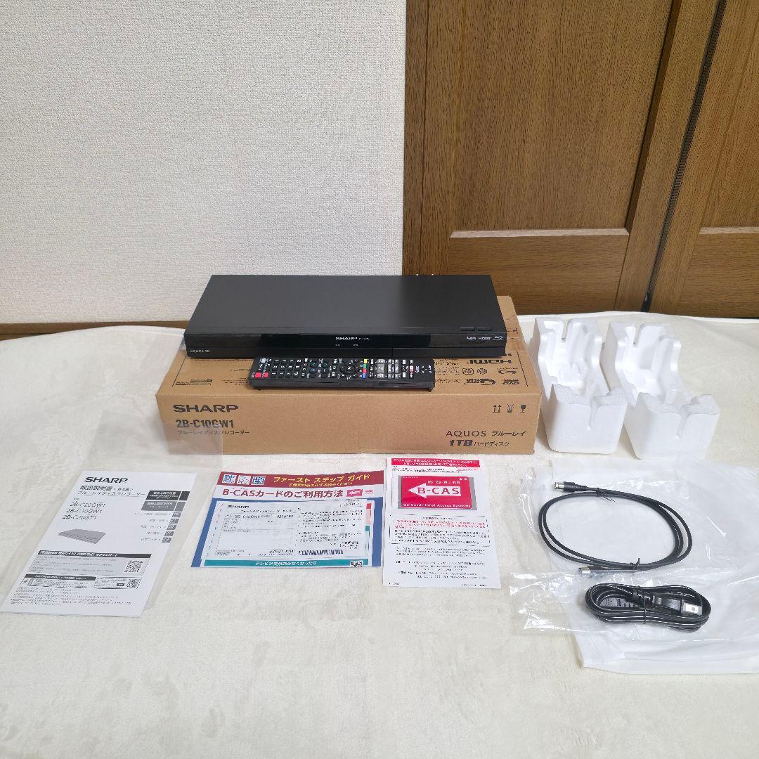 321】2025年】SHARP ブルーレイディスクレコーダー 2B-C10GW1