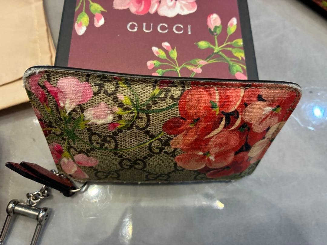GUCCI スプリーム GG 花柄 長財布＋キーケースセット