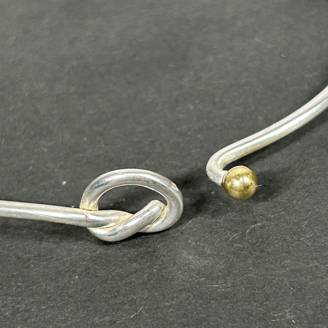 ティファニー バングル ラブノット 925×750 ゴールド ブレスレット 箱付