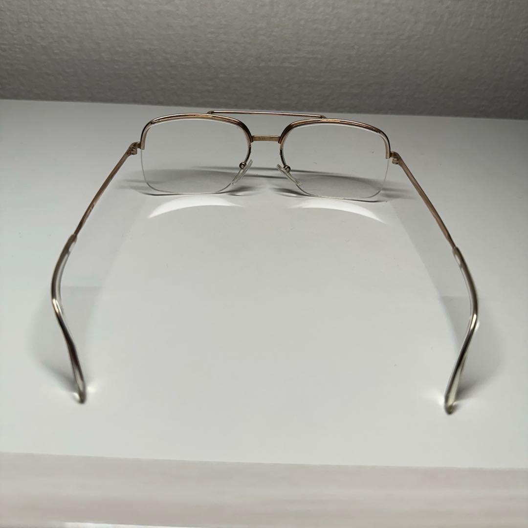 希少フランス製 60〜 70sヴィンテージ エッセル ホヤコラボ メガネ 金張り