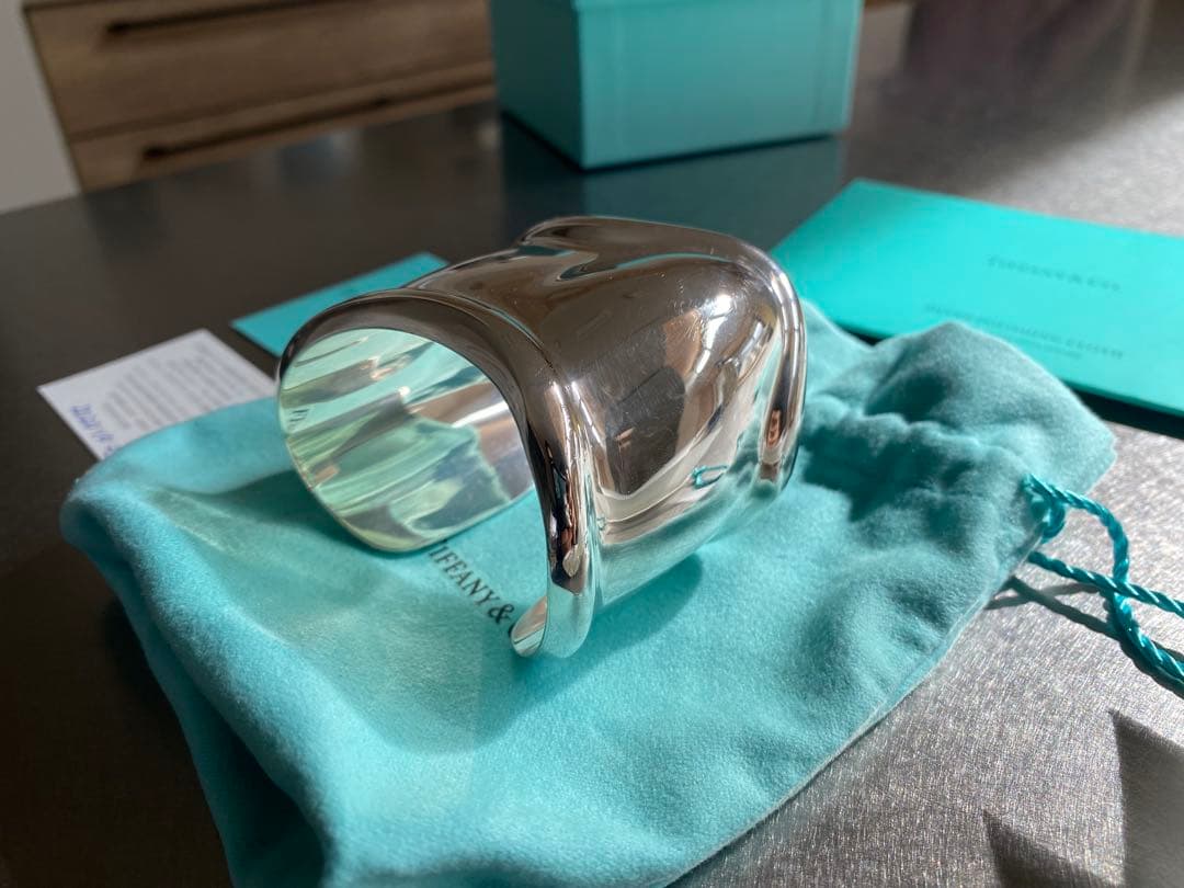 Tiffany & Co. シルバー ボーンカフ　エルサペレッティ