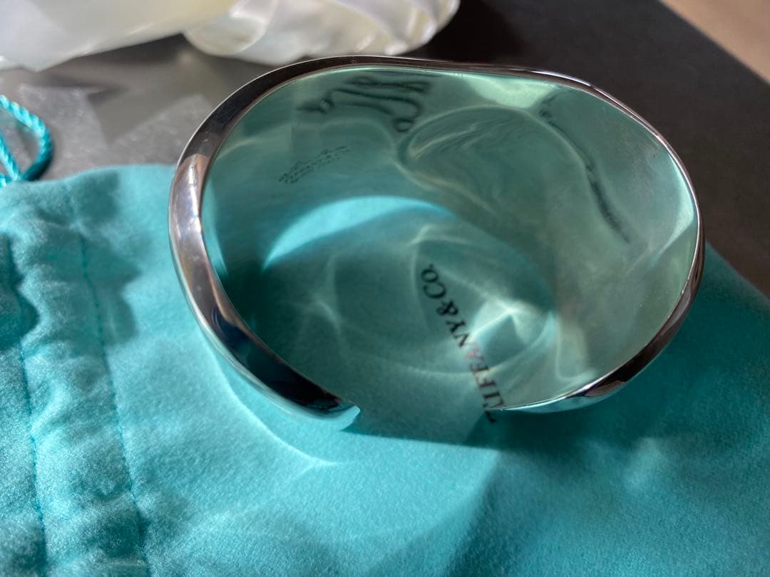 Tiffany & Co. シルバー ボーンカフ　エルサペレッティ
