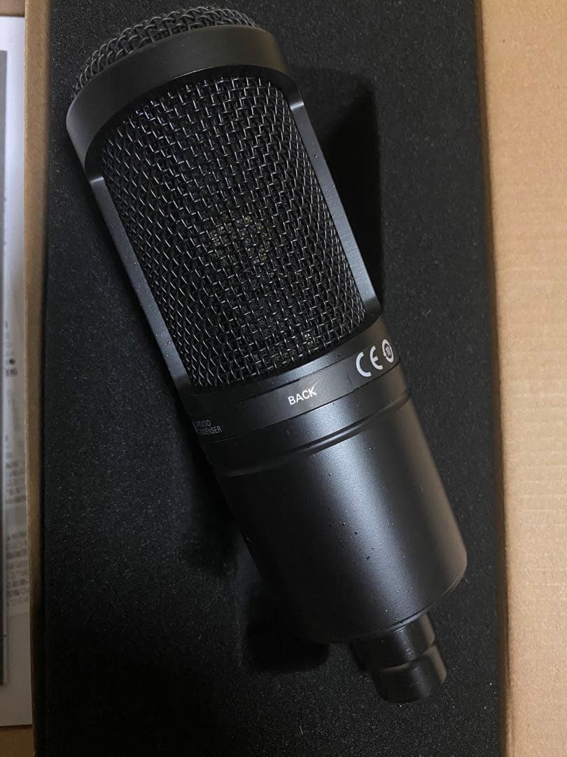 AT2020 audio-technica コンデンサーマイク ブラック