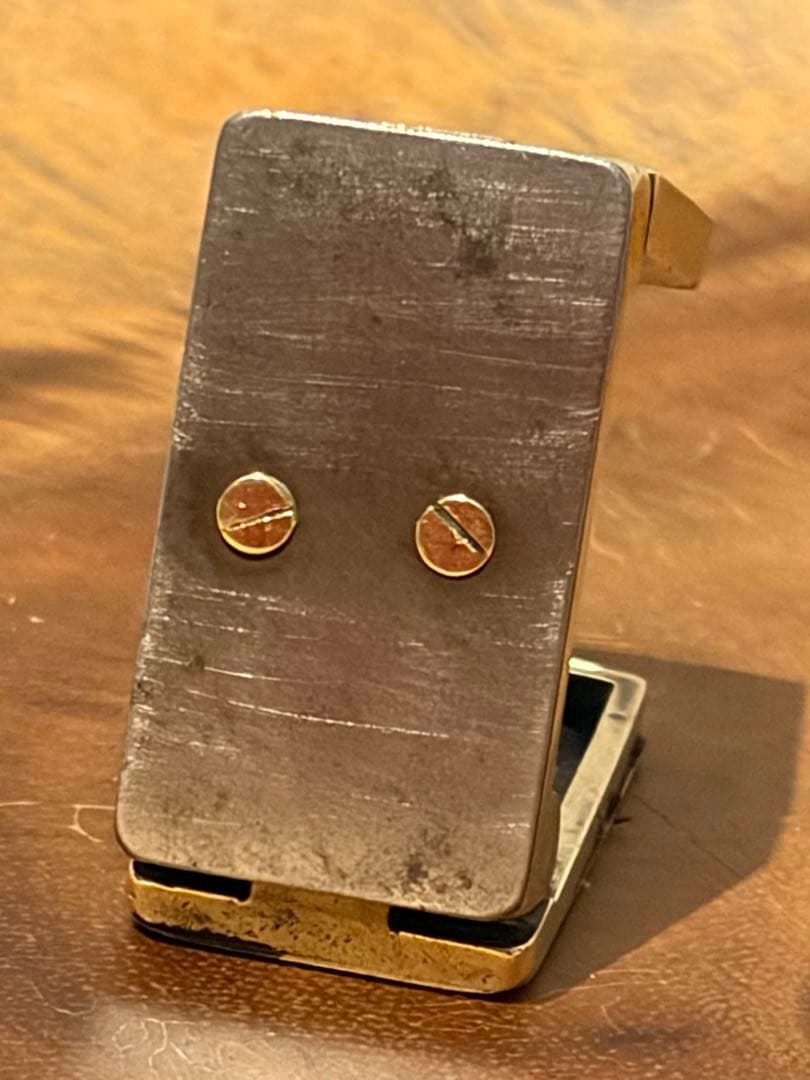 1910年代英国骨董　真鍮　聖書を読むための折り畳み拡大鏡　携帯に便利なルーペ