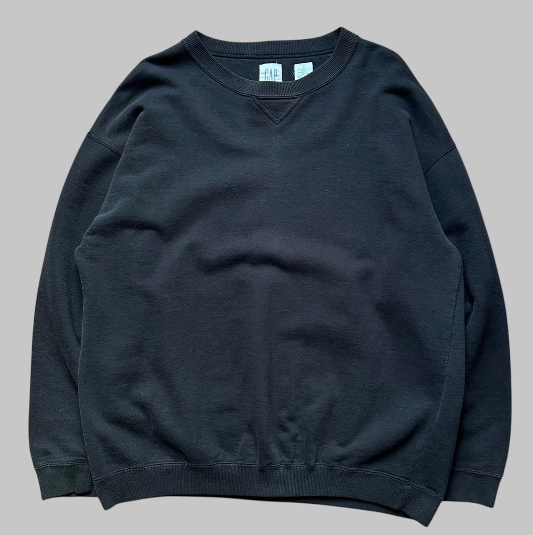 90s OLD GAP 無地スウェット ブラック