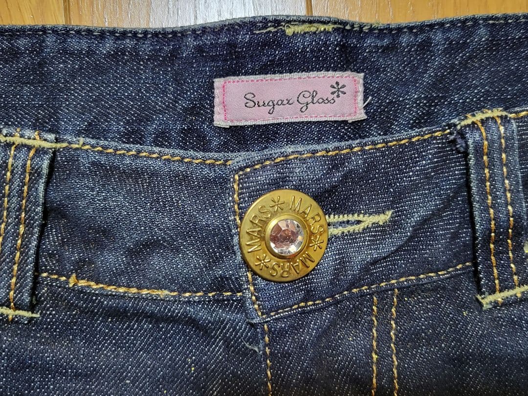 【匿名配送】 MARS Sugar Gloss デニム フリルショートパンツ