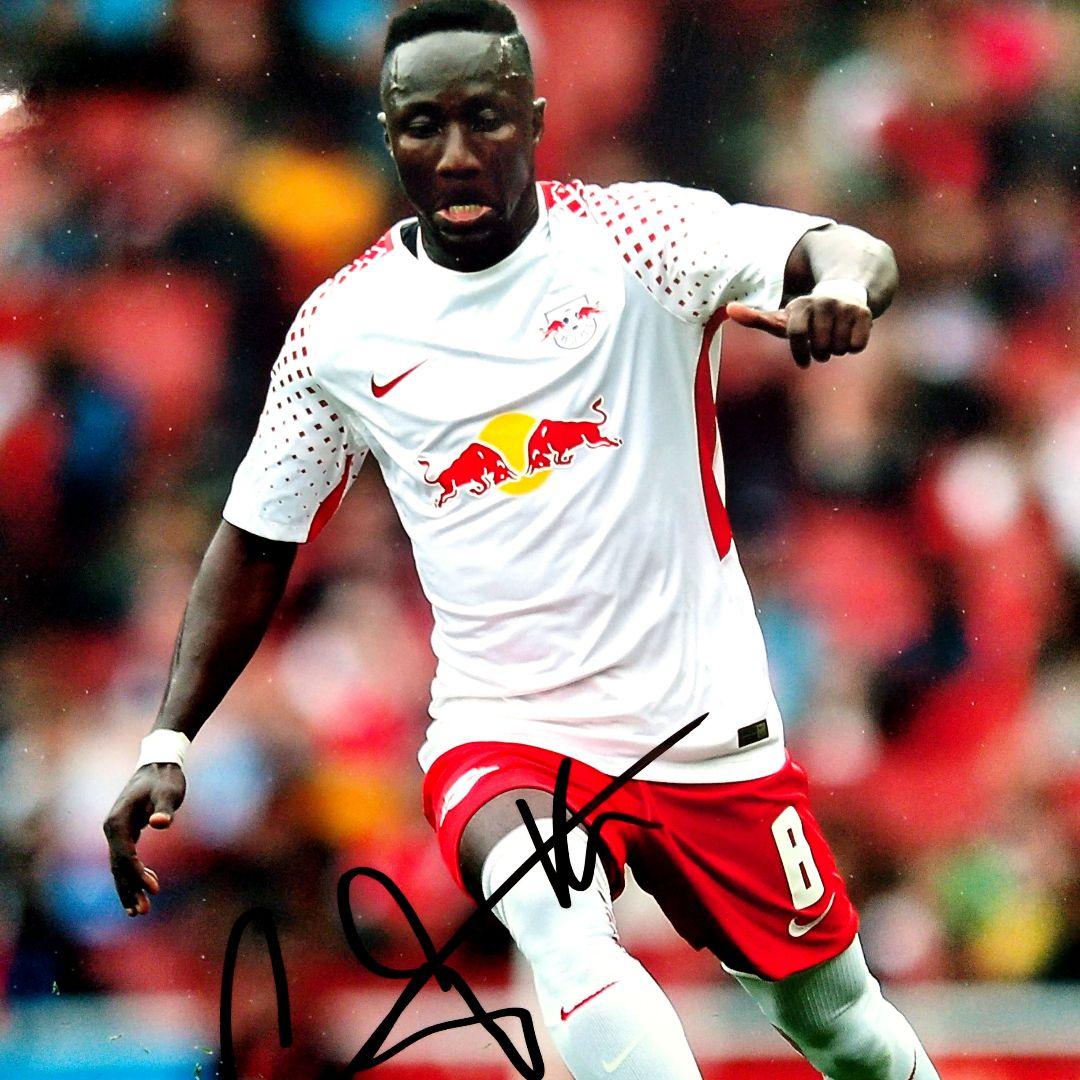 セール中…ナビ・ケイタ直筆サイン入り超大型写真…Naby Keta…