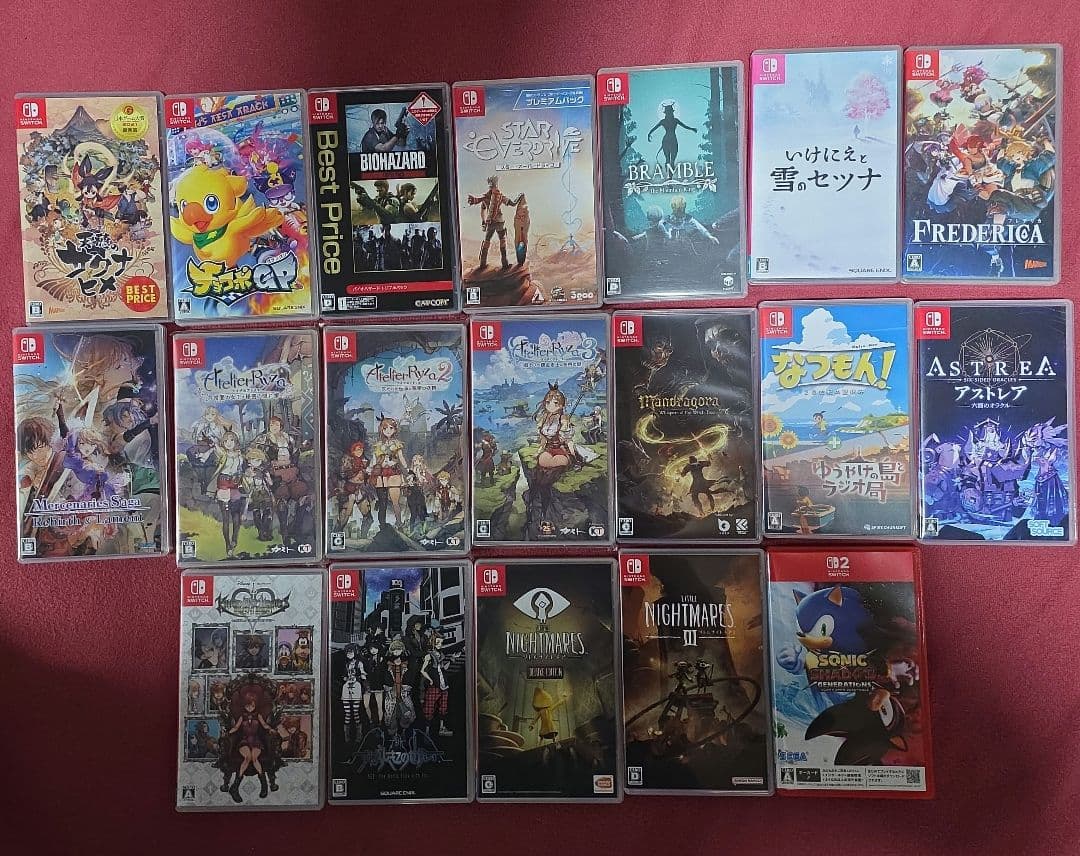 ニンテンドースイッチソフト18本　スイッチ2ソフト1本　計19本まとめ売り