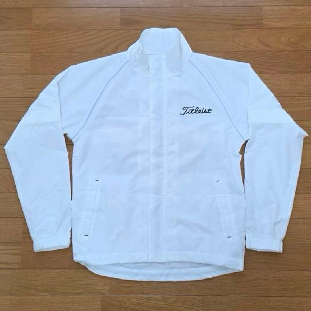 【美品】Titleist レインウェア セットアップ ホワイト/ブラックL