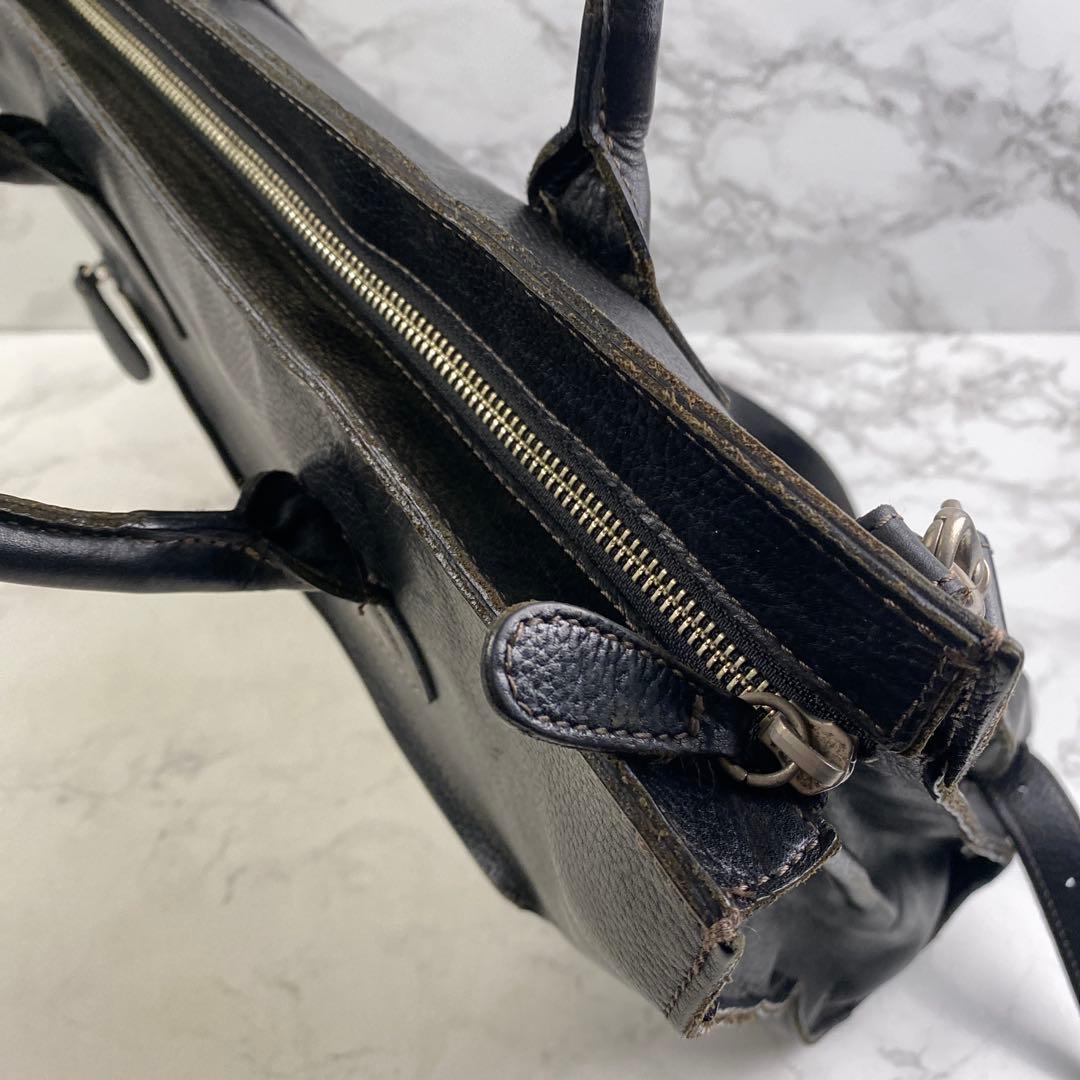 SOMES ソメスサドル 本革 レザー リクルート ビジネストートバッグ 黒