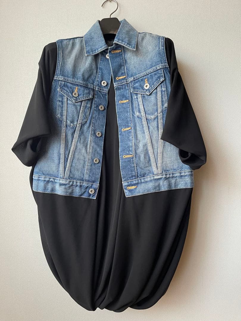 JUNYA WATANABE デニムジャケット ミニワンピース XS