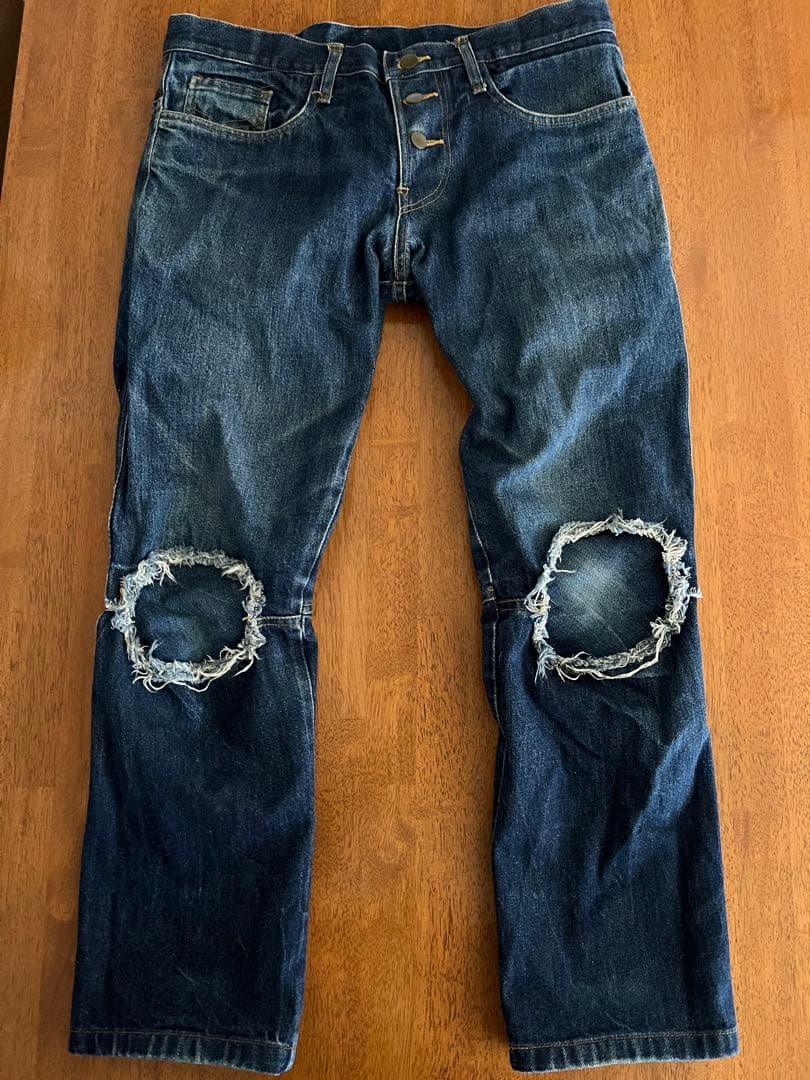 ふわふわ　Christopher Nemeth ダメージ加工 デニム