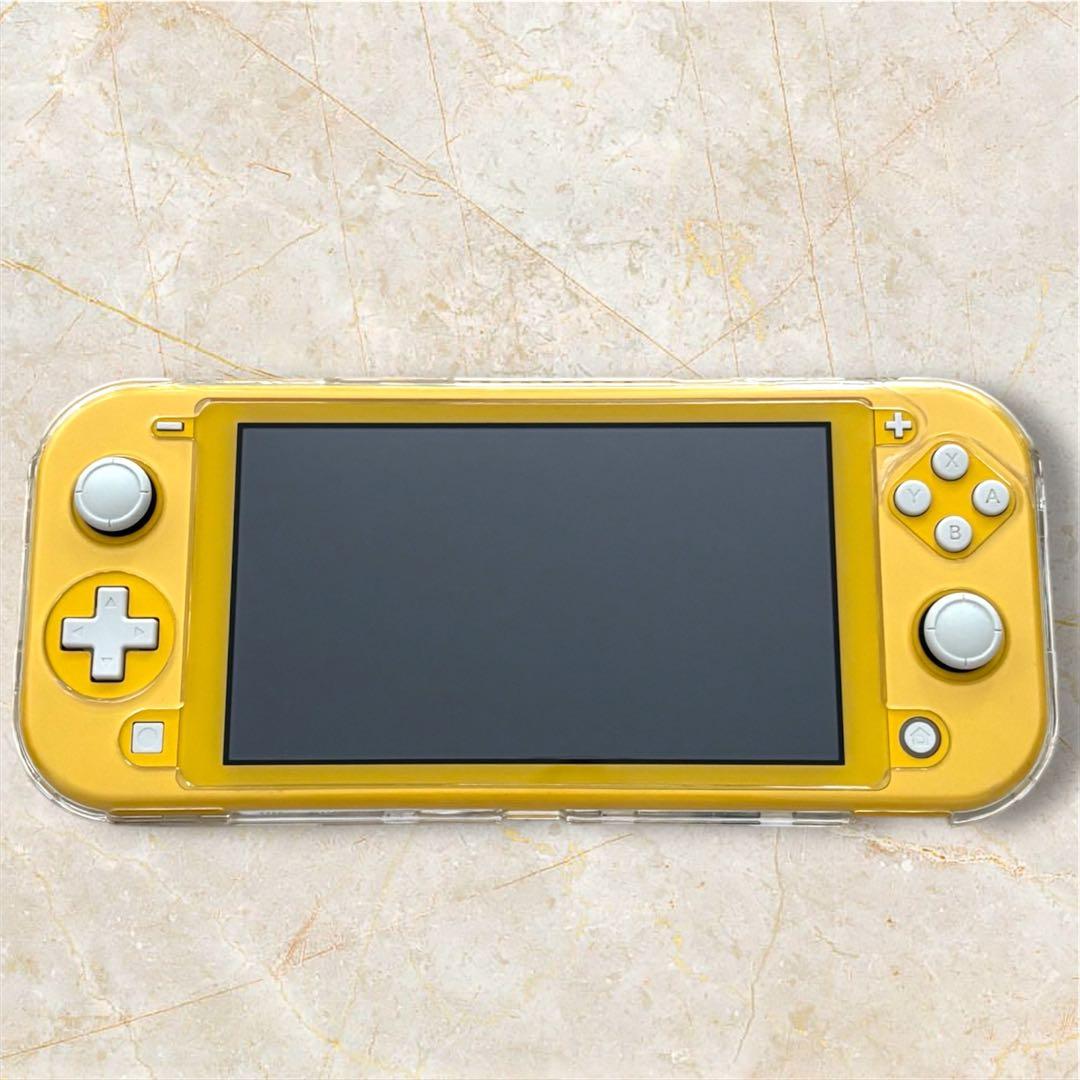 【suzu】　SwitchLite本体　イエロー　充電器 ケース付き