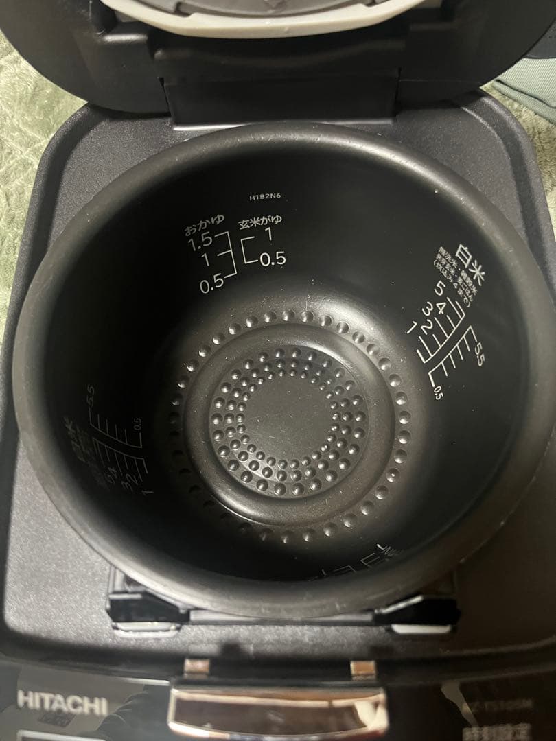 ★美品★22年製5.5合 日立 圧力&スチーム ふっくら御膳 RZ-TS105M