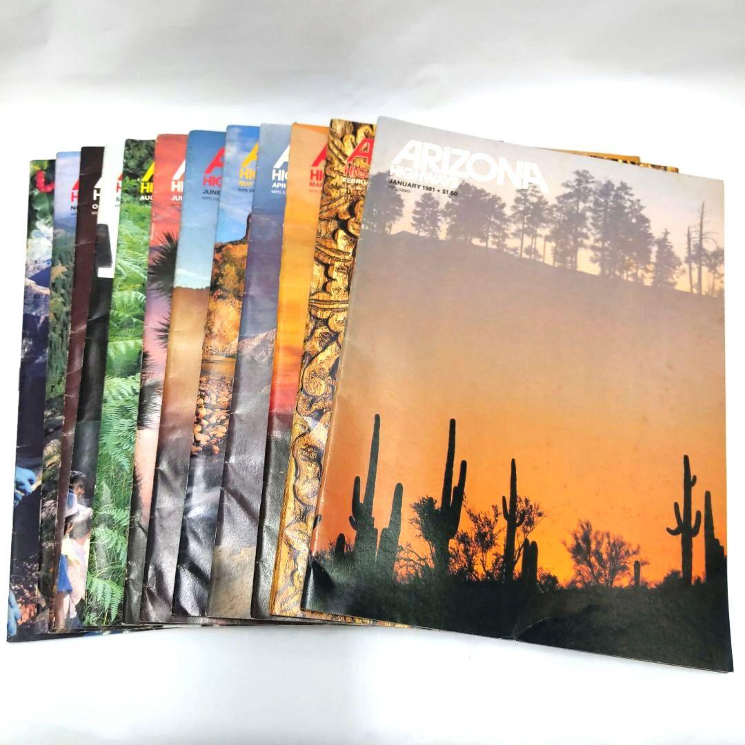 ARIZONA HIGHWAYS 1981年 1年分 アリゾナ 雑誌 アメリカ