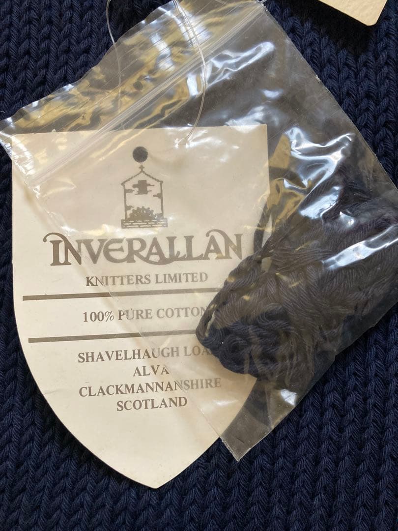 INVERALLAN ウールベスト　未使用品 ハンドメイド　スコットランド製