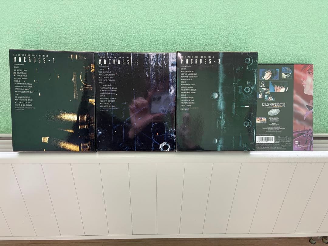 超時空要塞マクロス　DVD 1〜3巻&劇場版 「愛・おぼえていますか」