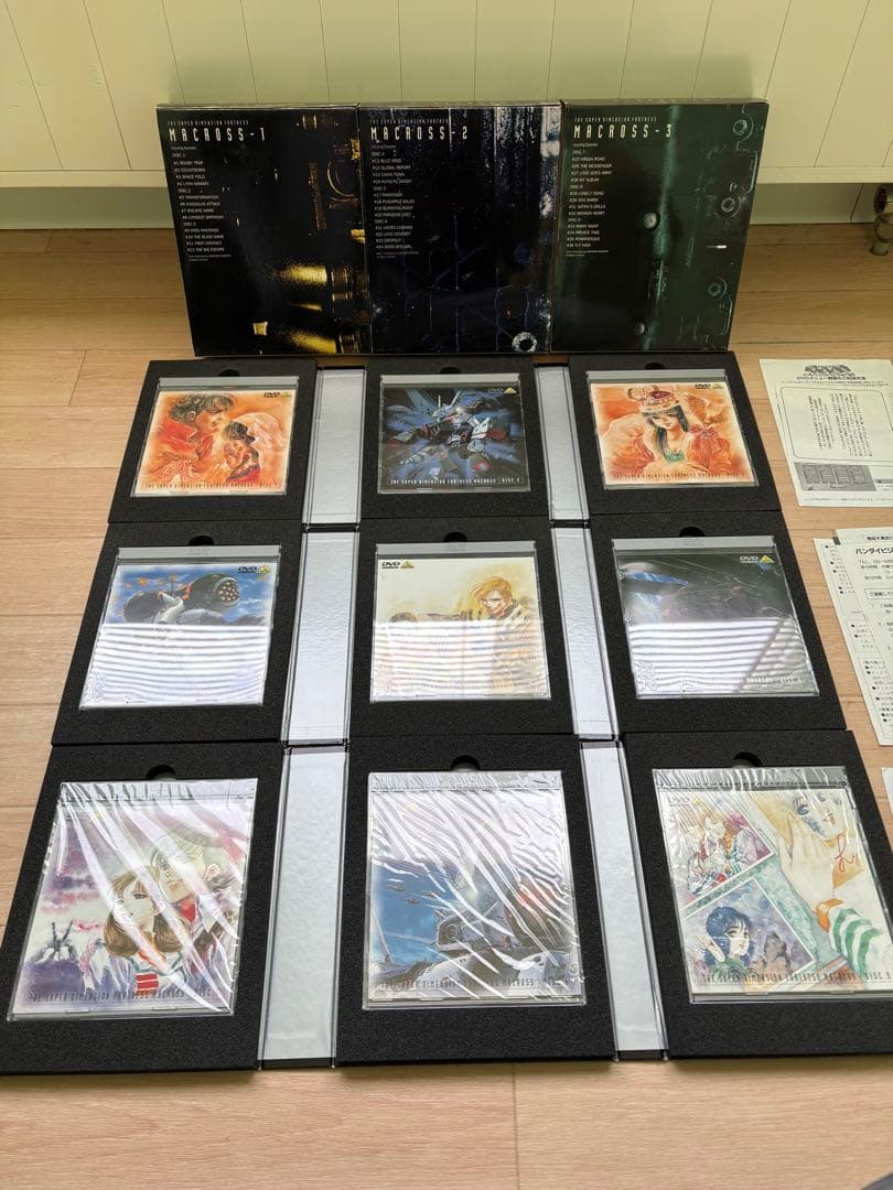 超時空要塞マクロス　DVD 1〜3巻&劇場版 「愛・おぼえていますか」