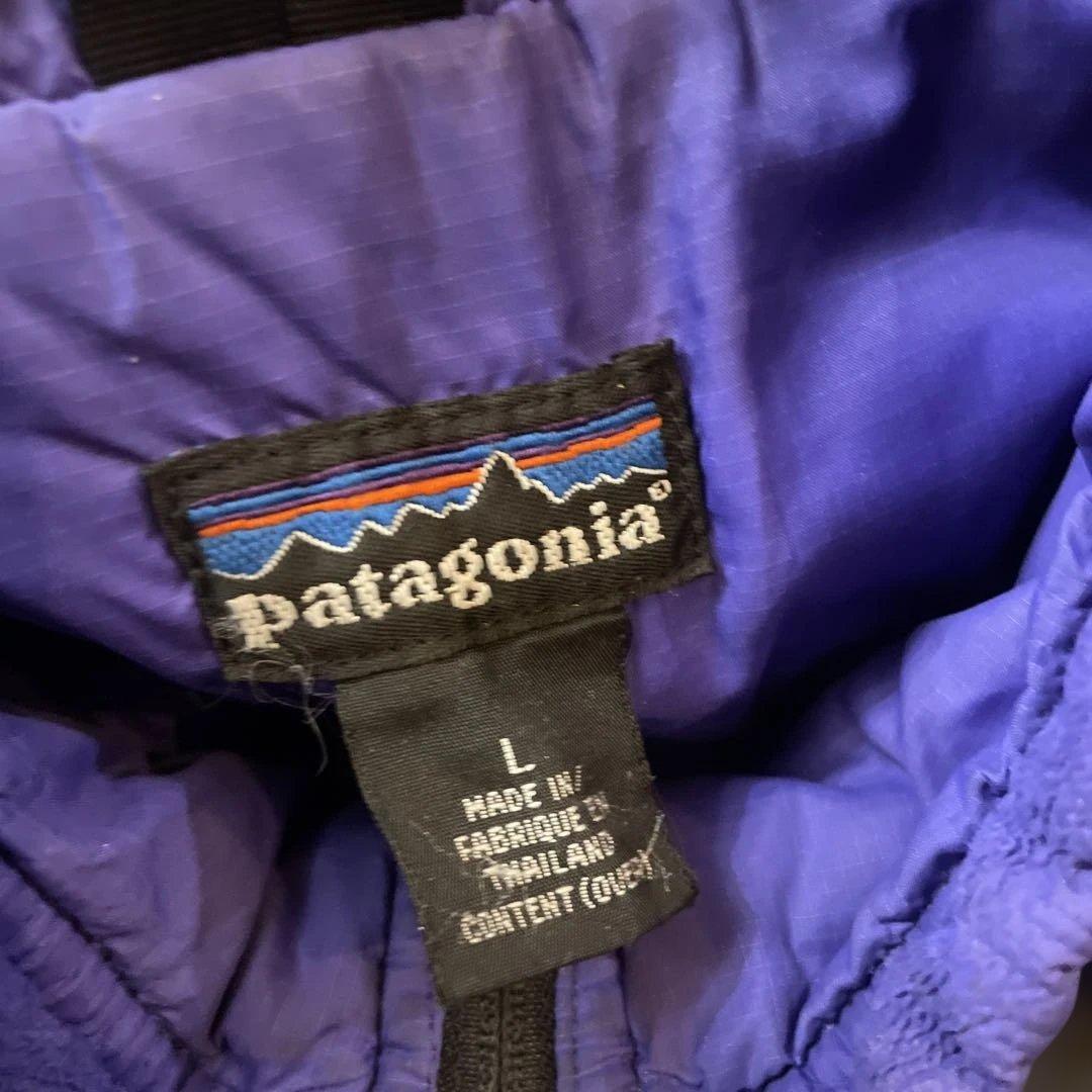 m*k様 黒 パープル パタゴニア ナイロン ベスト L