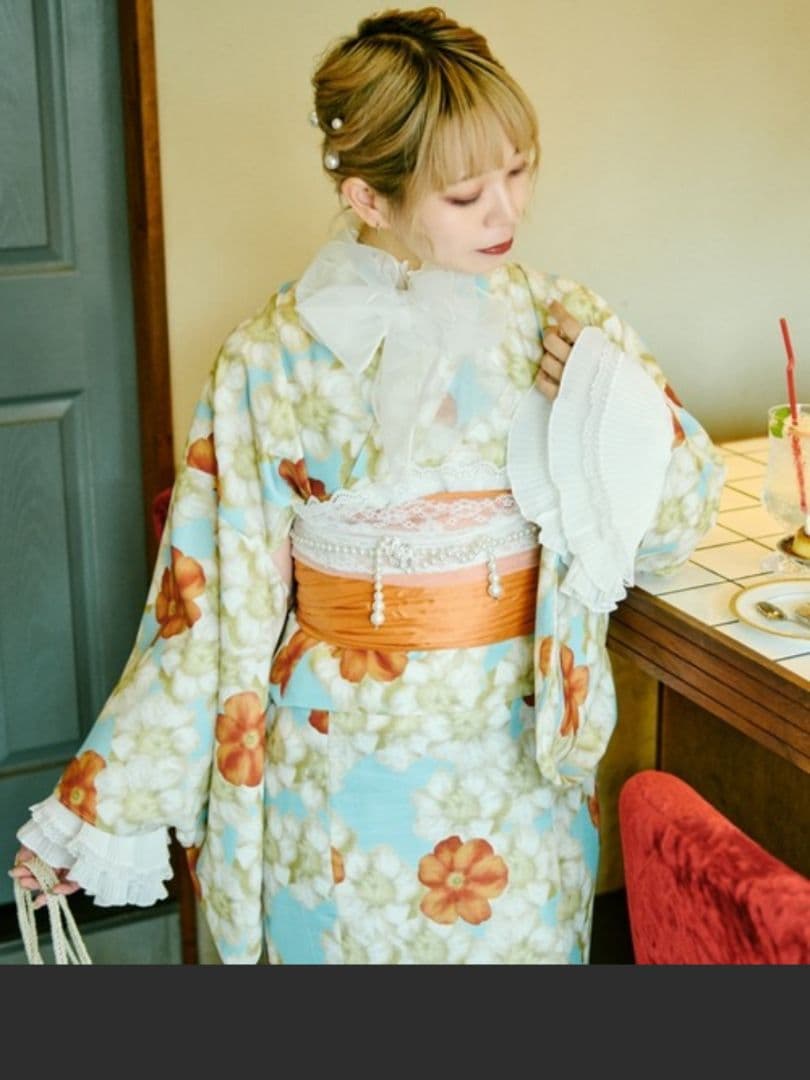 【クティールとレトロ】浴衣セット2way新作