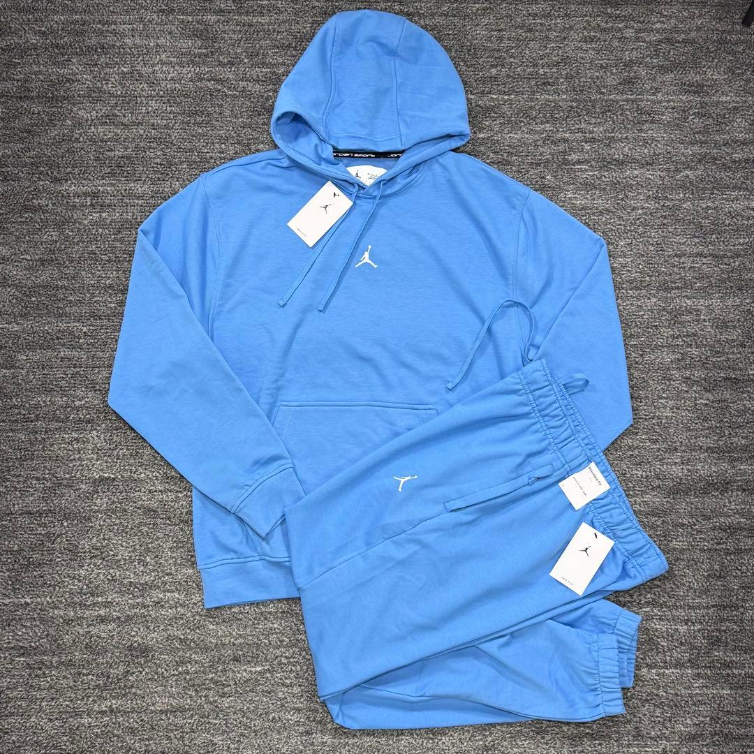 XL ナイキ　ジョーダン　スウェット　上下 セットアップ　水色　パーカー　パンツ