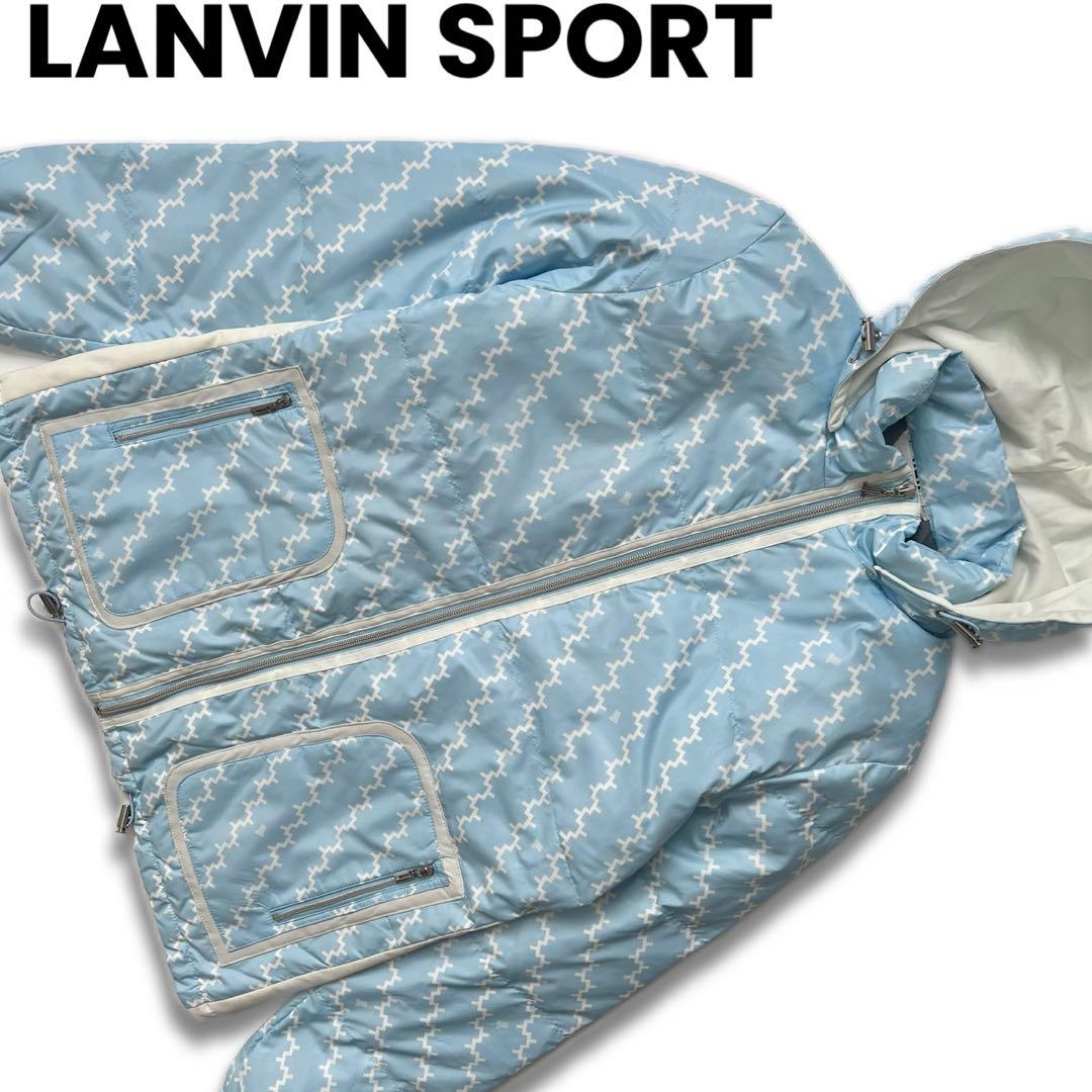 LANVIN SPORT ランバンスポール　ダウンジャケット　水色　40 L