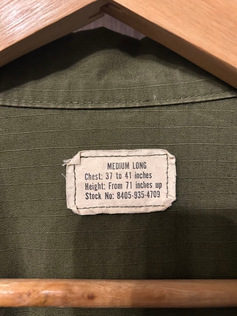 【軍物】ジャングルファティーグ　ジャケット　60s 70s