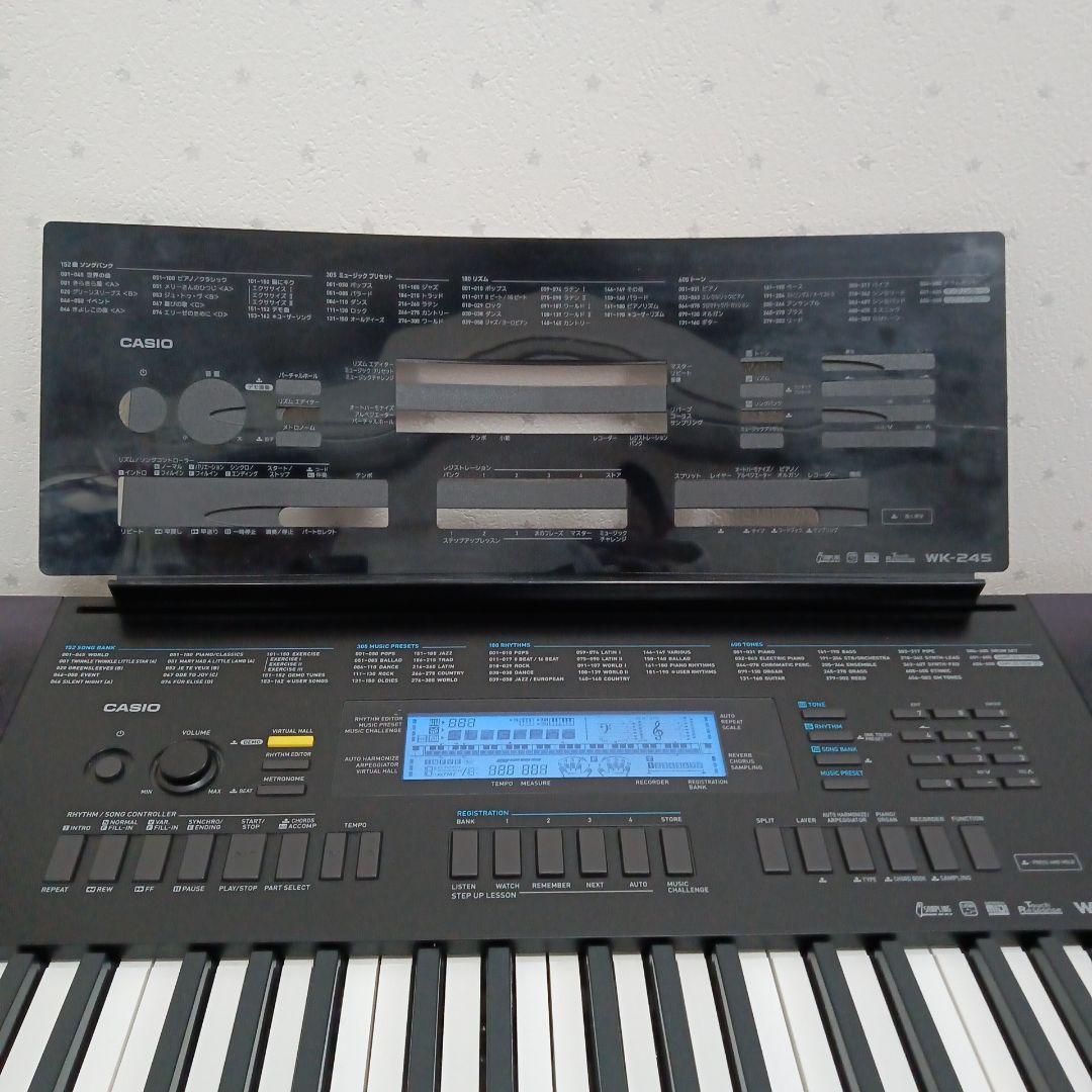CASIO WK-245 電子キーボード 76鍵盤