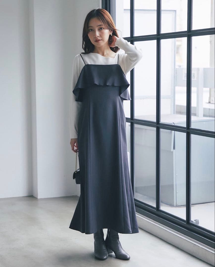 1/31までの出品⭐︎完売品！36サイズ♡ラッフルマーメイドキャミワンピース