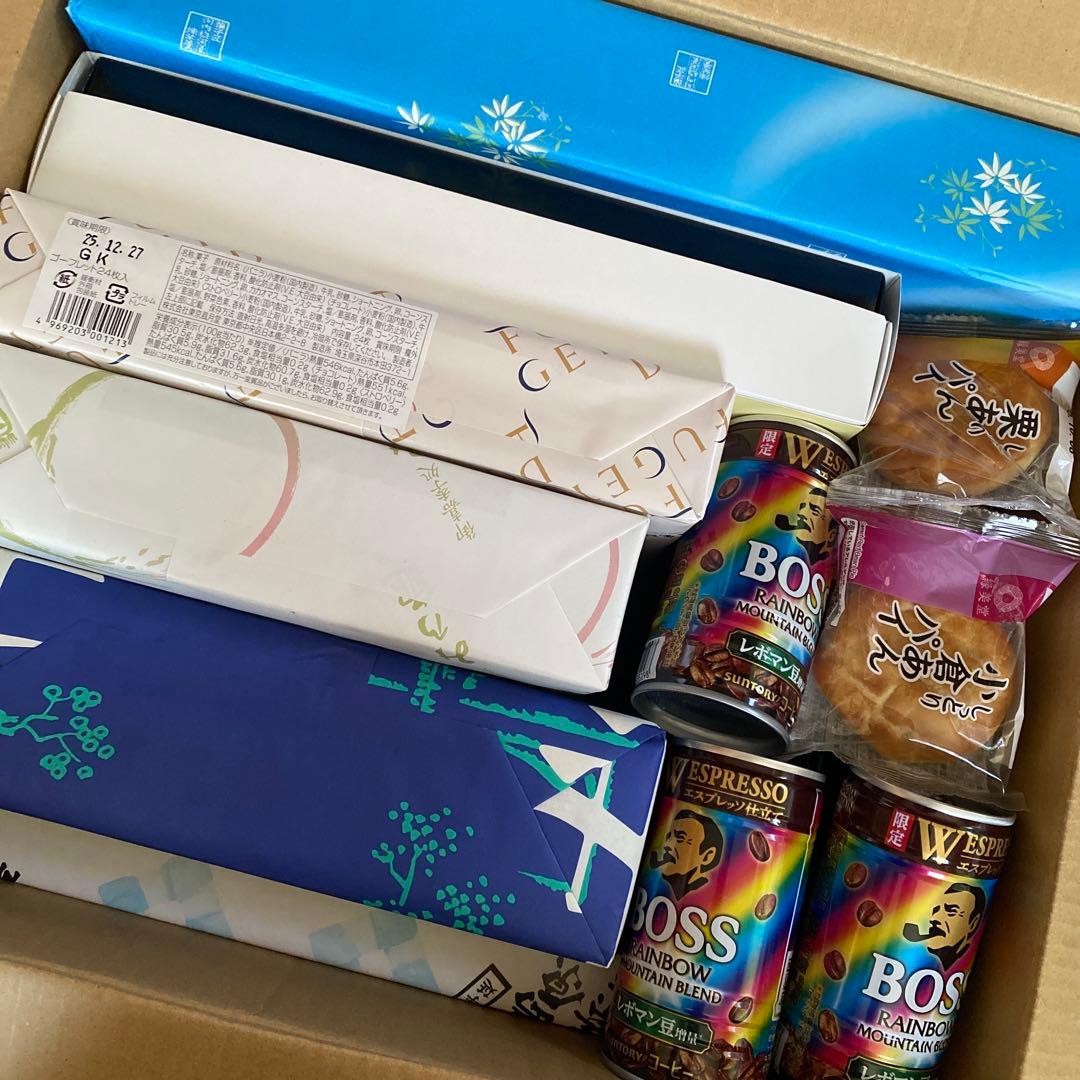 【色々な食品のまとめ売り】 素麺 ゼリー おかき 水ようかん 缶コーヒー 紅茶