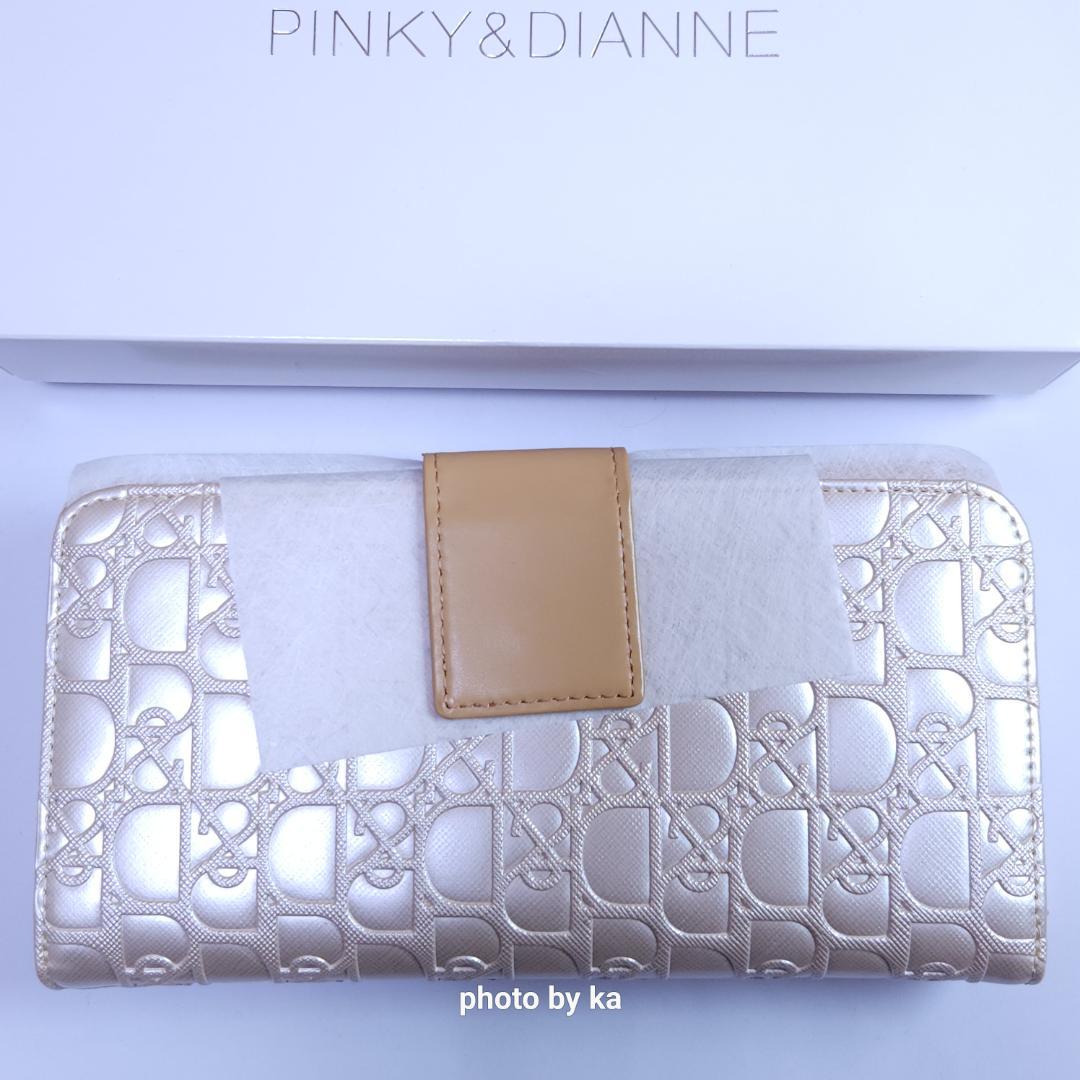白 ピンキー&ダイアン Pinky&Dianne 長財布 新品 インフィニティ