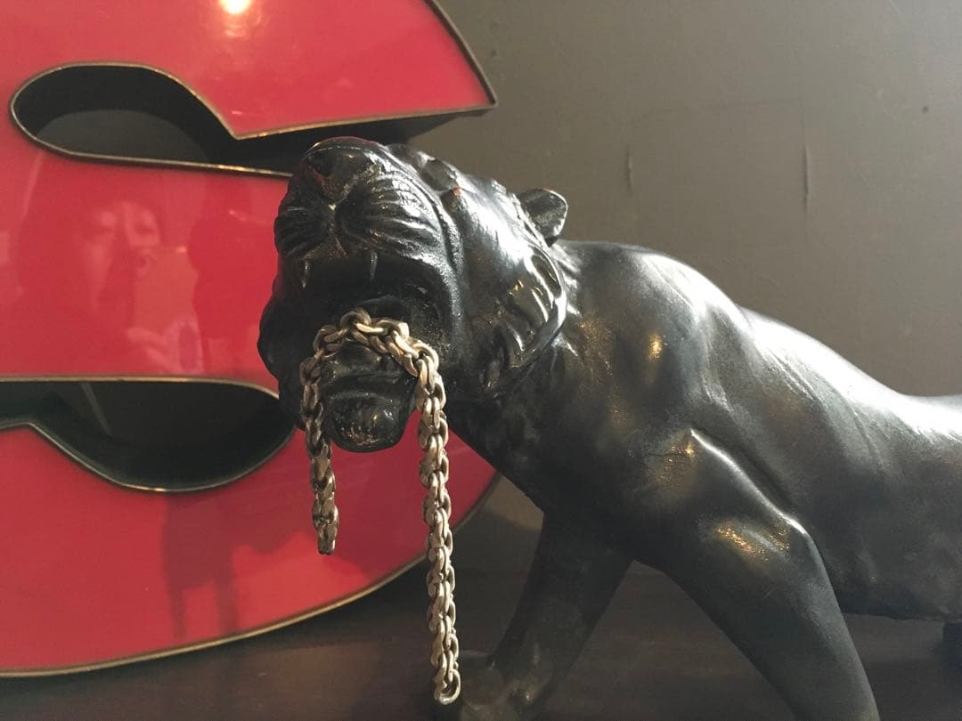 ブラックパンサー　アンティーク置物　USA ミッドセンチュリー