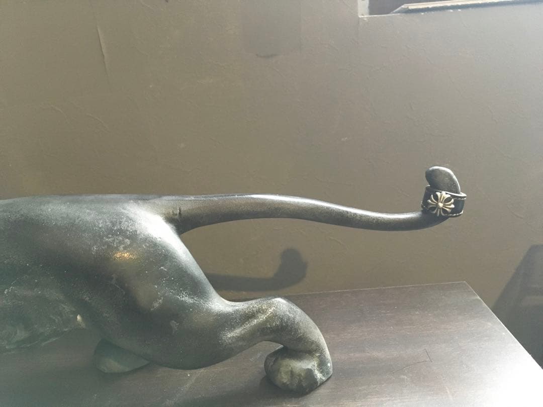 ブラックパンサー　アンティーク置物　USA ミッドセンチュリー