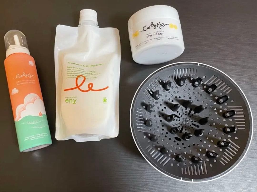 【絵美】【カーリーミー/eny】スタイリング剤、ディフューザー セット