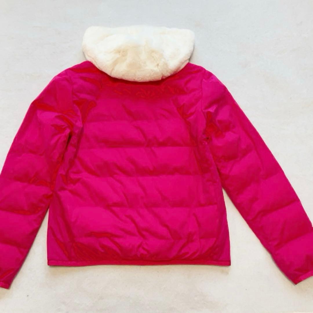 未使用級　近年　アルチビオ　中綿　ジャケット　フクロウ　ピンク　ファー　2WAY