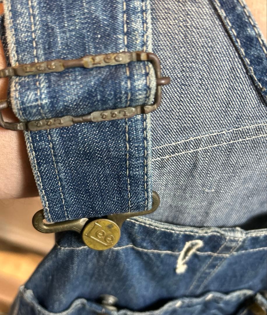 1940s Lee ハウスマークタグ　デニムオーバーオール