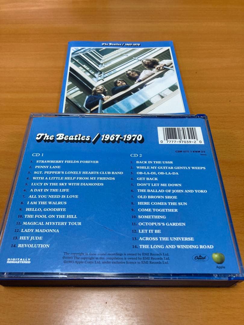 ビートルズ/1967年〜1970年版CDアルバム2枚組