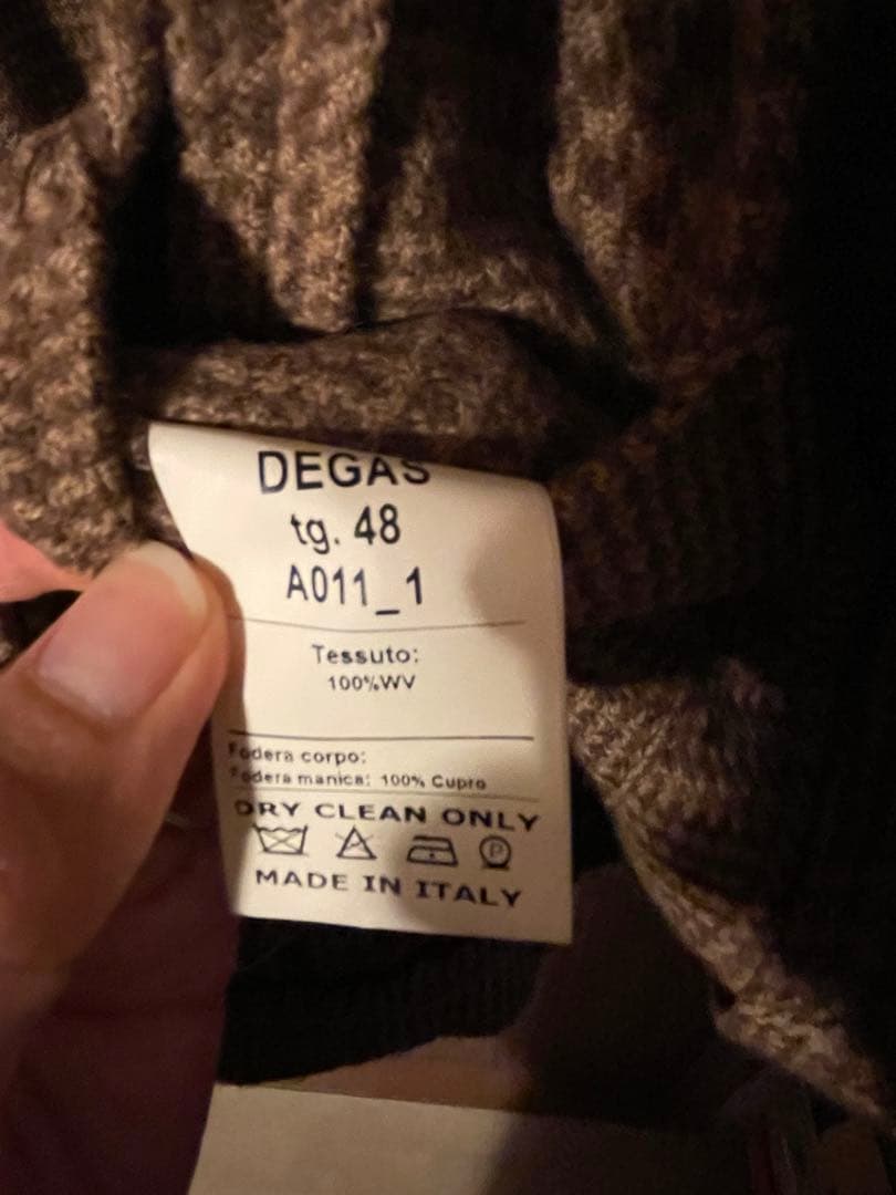 THE GIGI イタリア製　チェック柄 テーラードジャケット