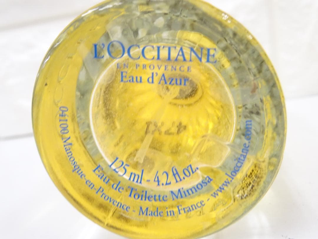 訳あり ロクシタン EAU d'AZUR オーダジュール MIMOSA ミモザ