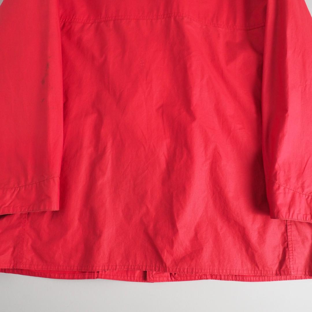 ラルフローレン　USA製　ファイアーマンジャケット　襟コーデュロイ　赤色　古着