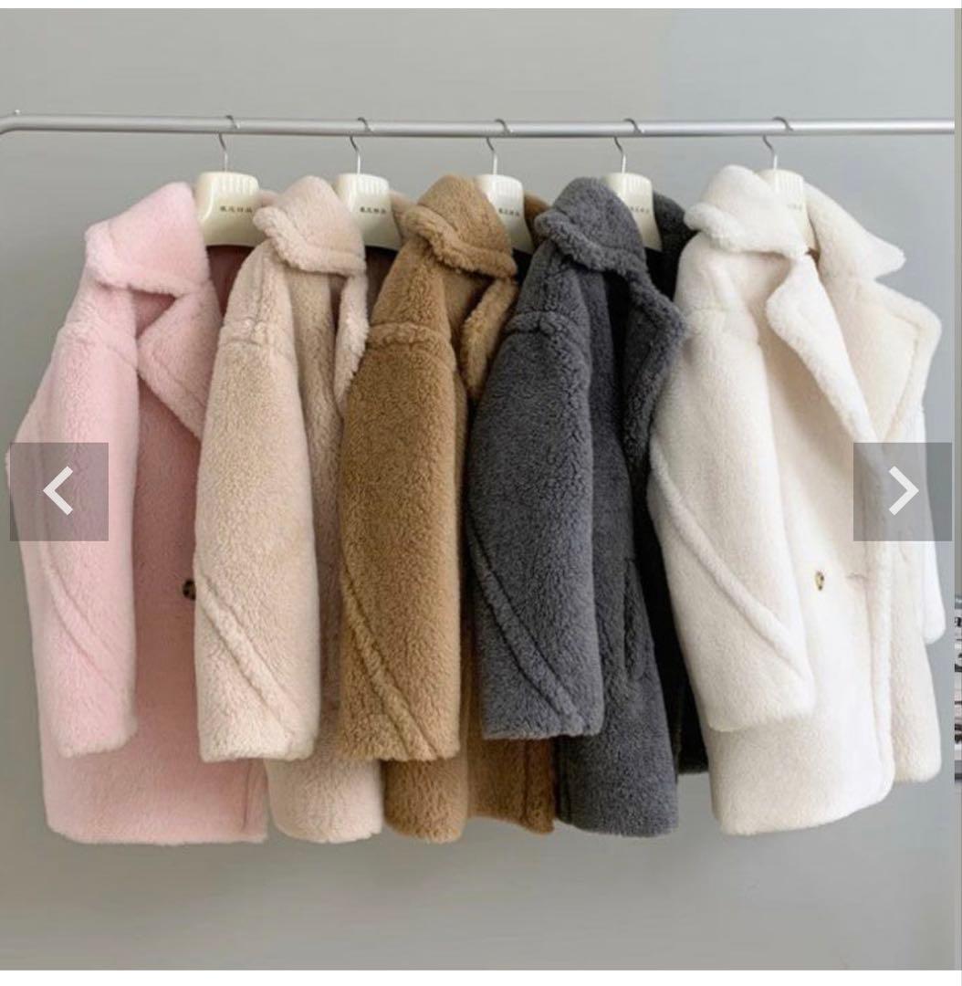 lilirena テディコート ベア ボア アウター