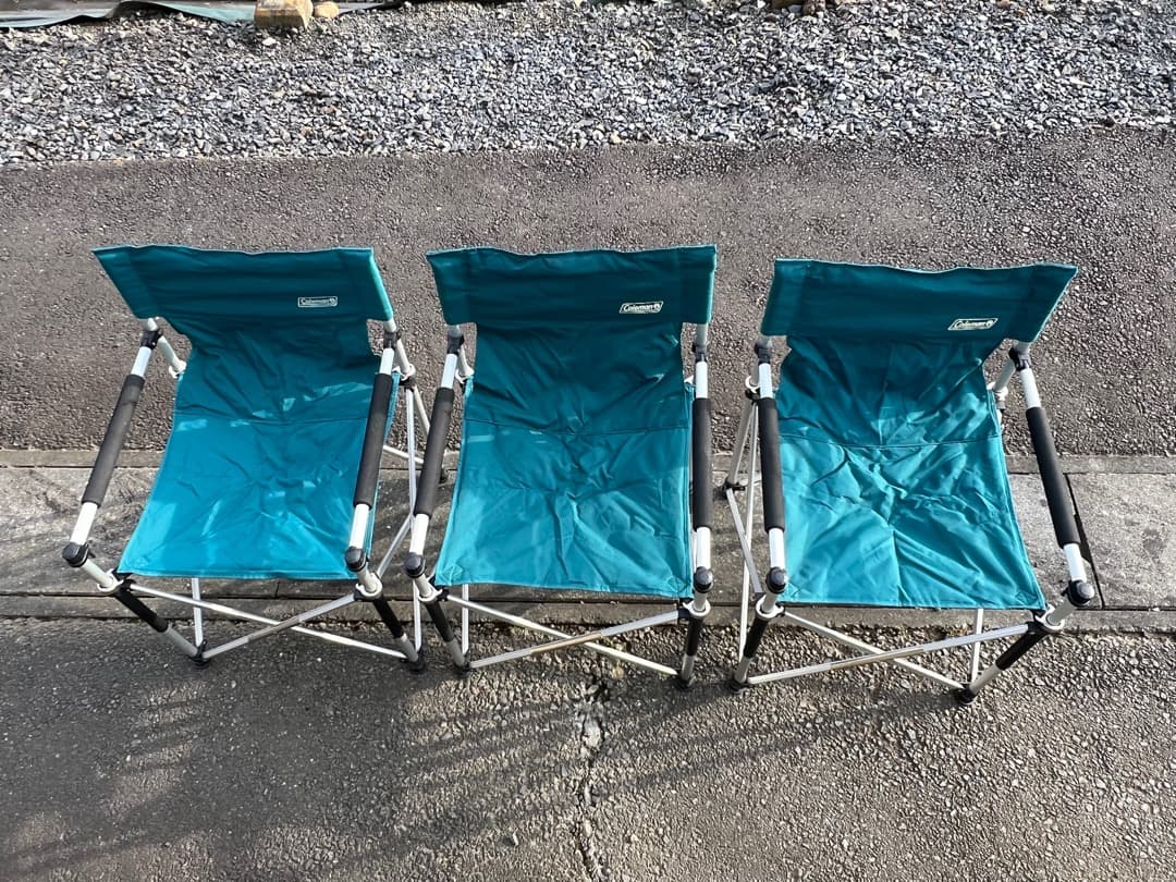 コールマン　Coleman　スリムキャプテンチェア　　３脚
