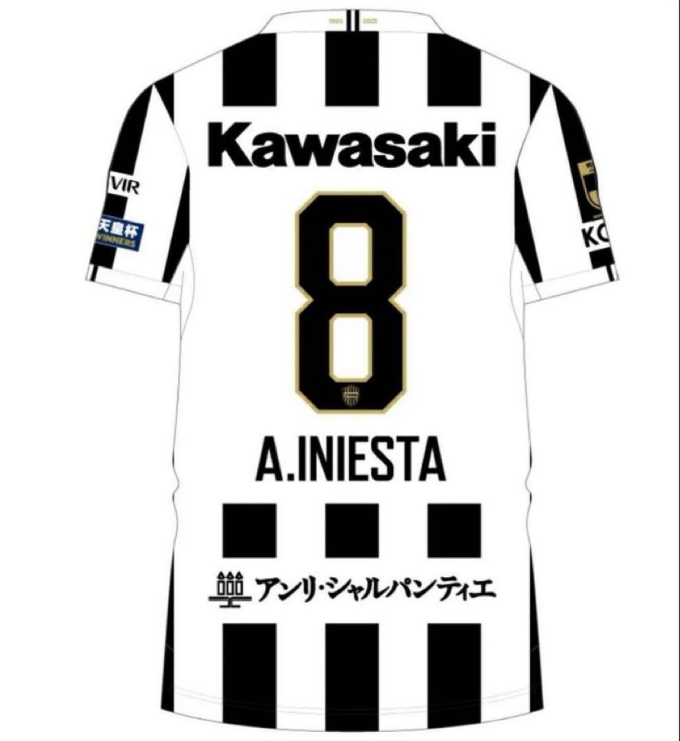 ヴィッセル神戸　30周年記念ユニフォーム レプリカ　イニエスタ　XL