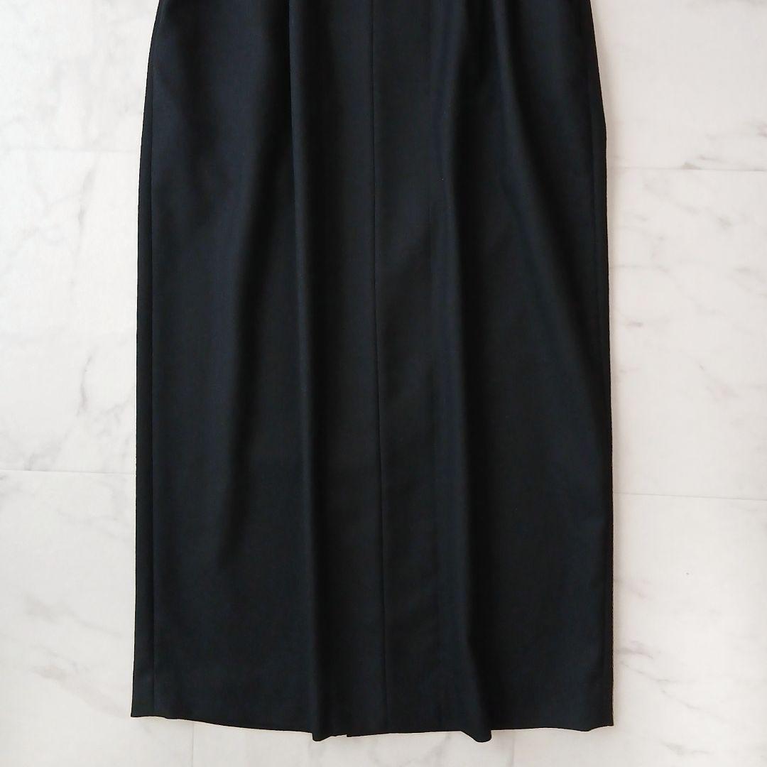 美品 ヴェルメイユパーイエナ ツイルウエストシェイプ パフスリーブワンピース S