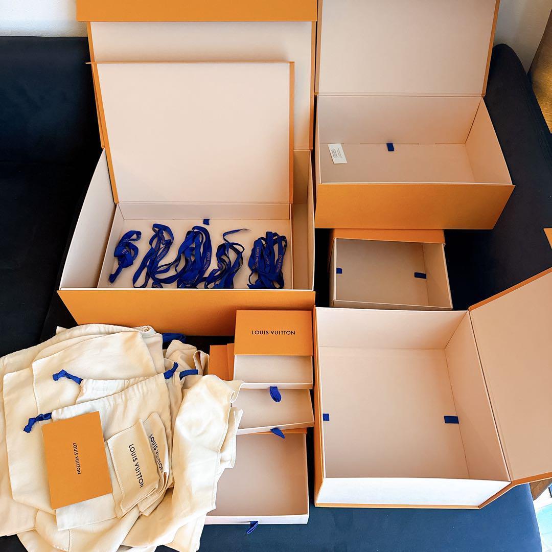 ルイ・ヴィトン　空箱８個　保存袋12個　リボン5点　合計25点セット① まとめ売