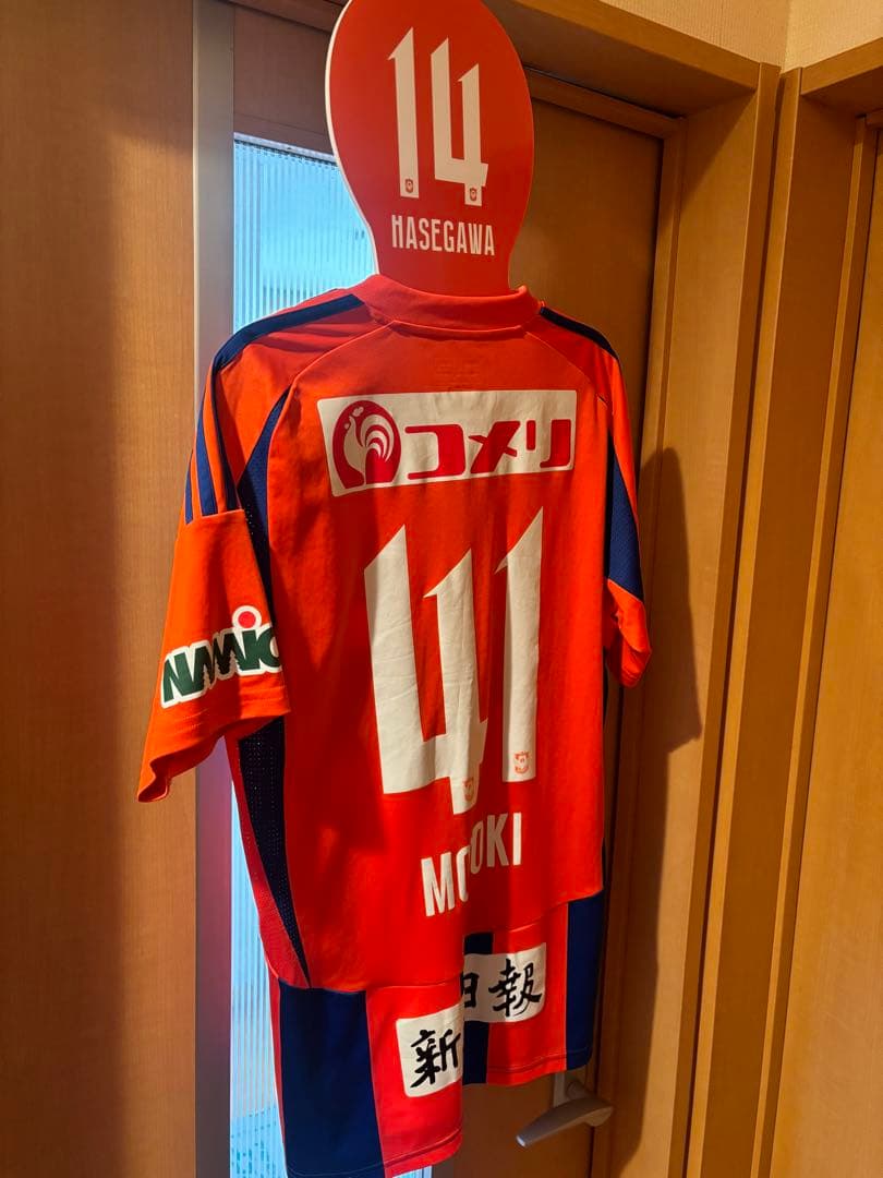 最終値下：アルビレックス新潟　長谷川元希　2025ユニフォーム　サイズM