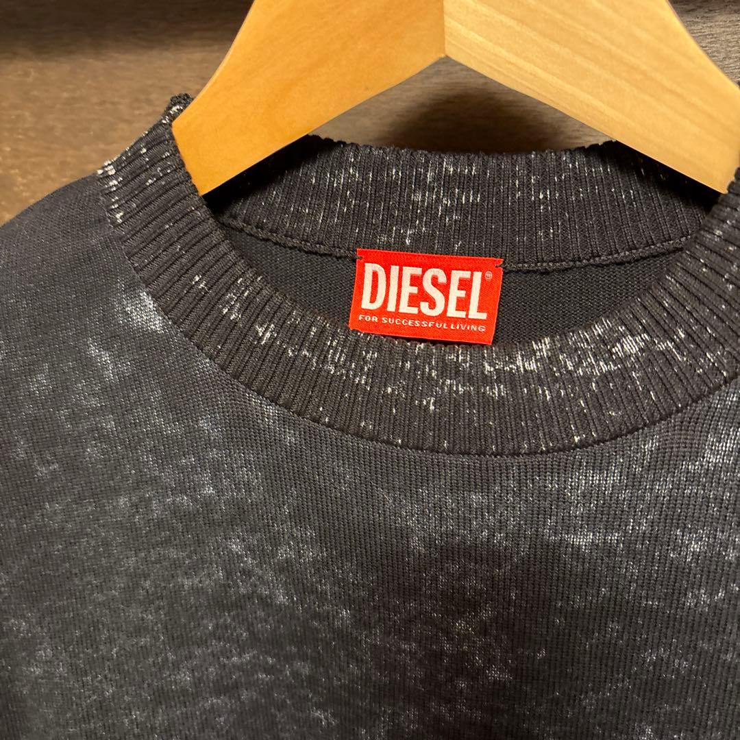 DIESEL ブラック ニット・セーター